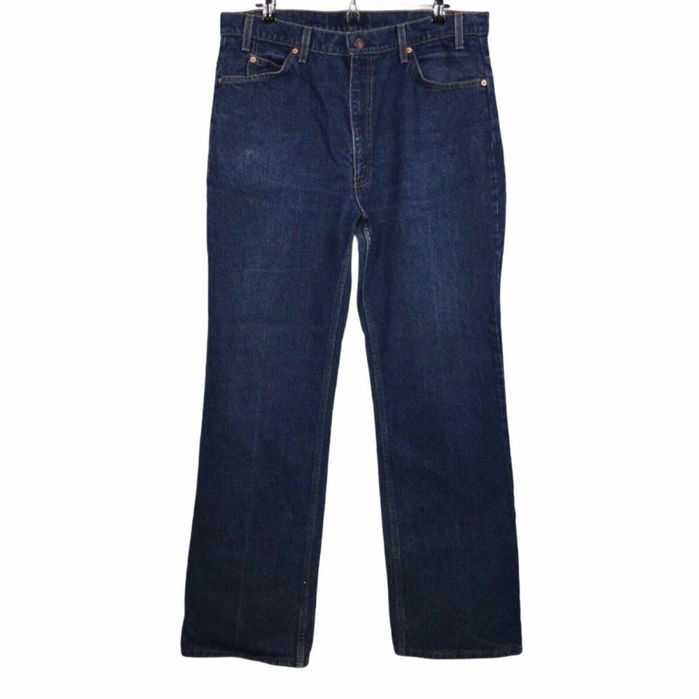Levi's Vintage 90s Orange Tab Straight Jeans 40 33 - Picture 2 of 8